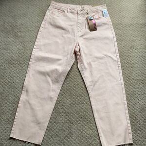 Vanilla Star super high rise mom jeans. Size 13. New.  pink color.
